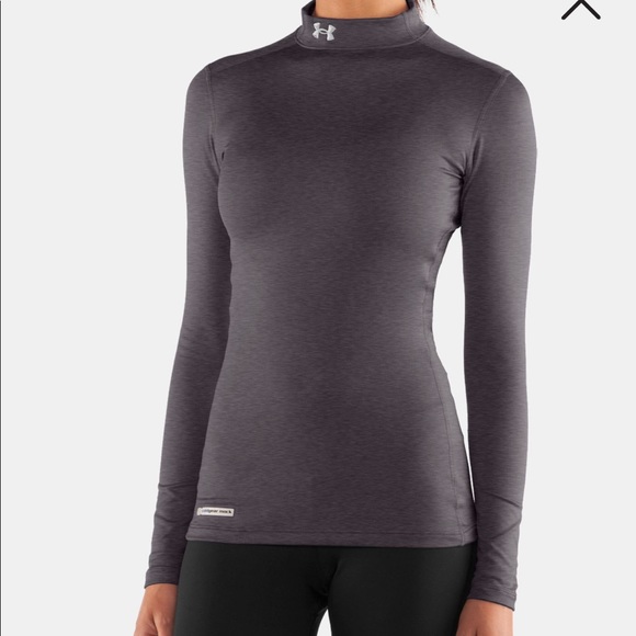 under armour coldgear long sleeve mock turtleneck